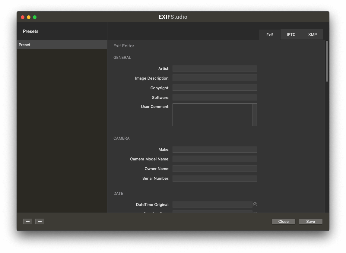 exif-studio-supports-presets