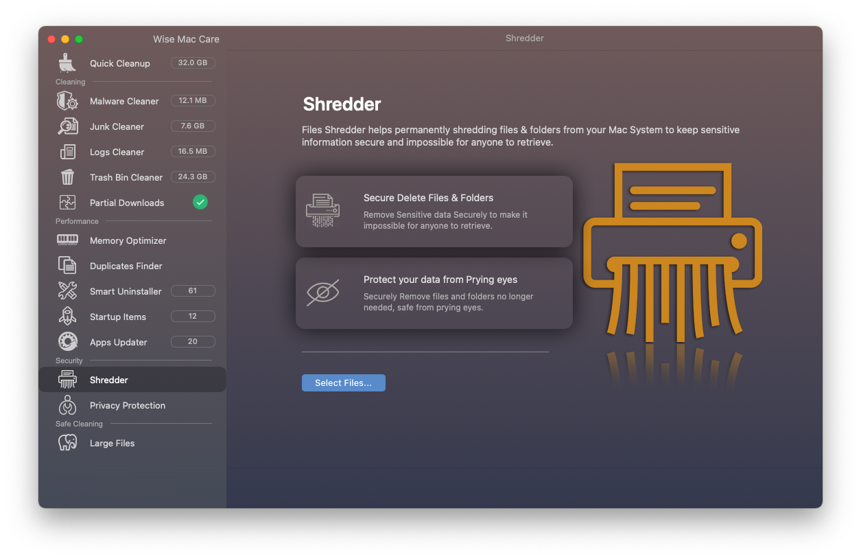 Files Shredder